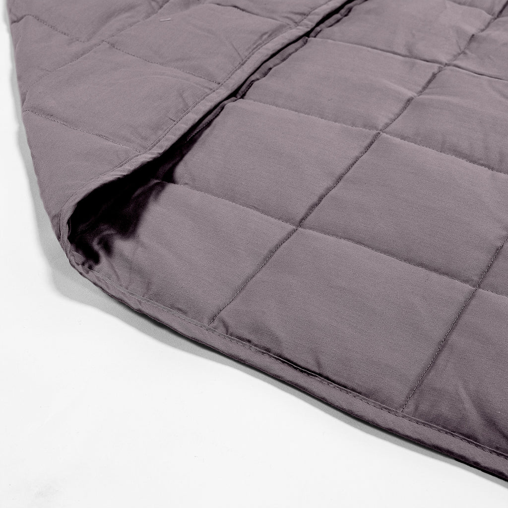 Coperta Ponderata per Adulti - Cotone Grigio 02