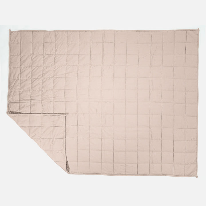 Coperta Ponderata per Adulti - Cotone Panna / Visone 03