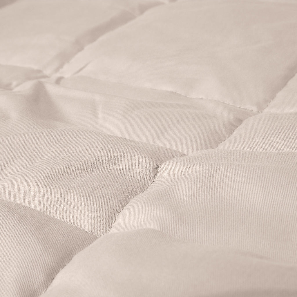 Coperta Ponderata per Adulti - Cotone Panna / Visone 04