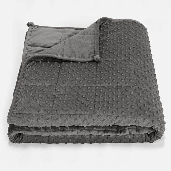 Coperta Ponderata per Adulti - Minky Dot Grigio 01