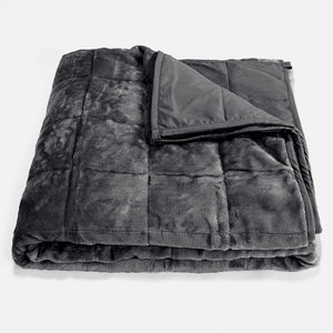 Coperta Ponderata per Adulti - Pile di Flanella Grigio