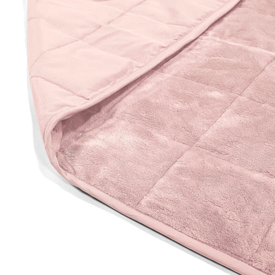 Coperta Ponderata per Adulti - Pile di Flanella Rosa Tenue 02