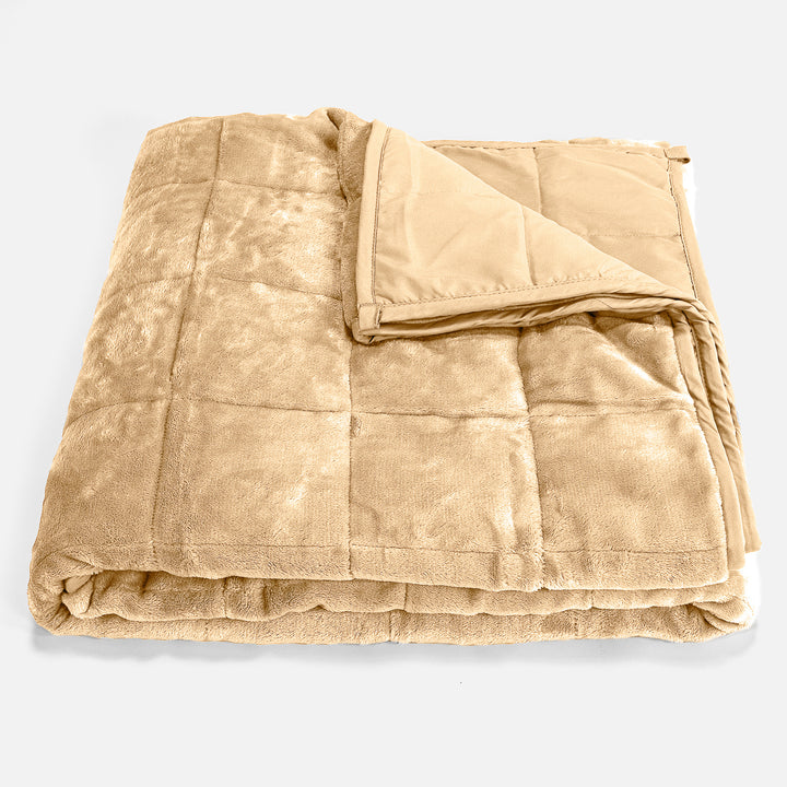 Coperta Ponderata per Adulti - Pile di Flanella Visone 01