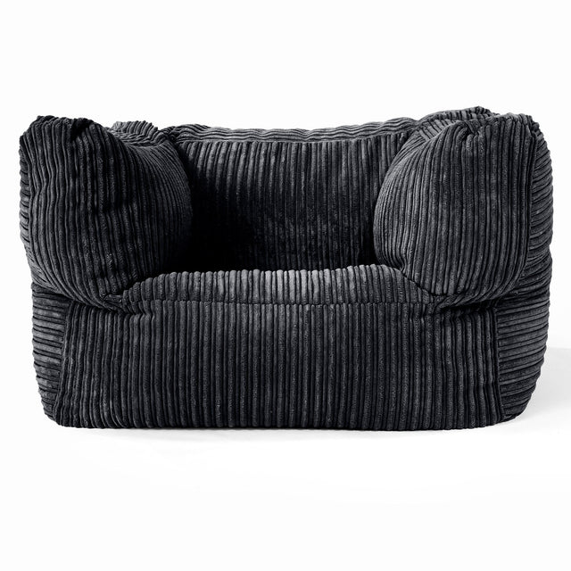 Albert Poltrona Sacco - Velluto a Coste Nero 01