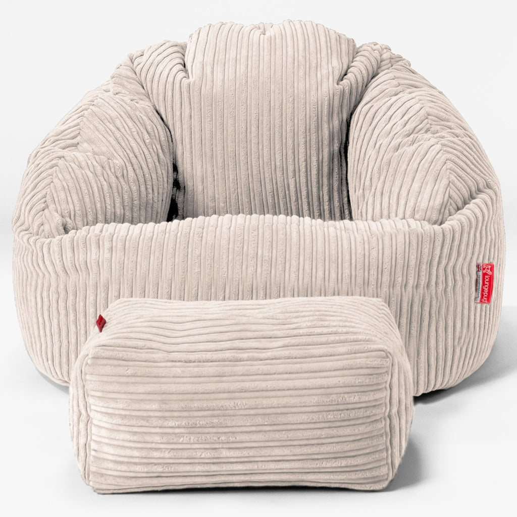 Poltrona a Sacco Bubble - Corda Classica Avorio 02