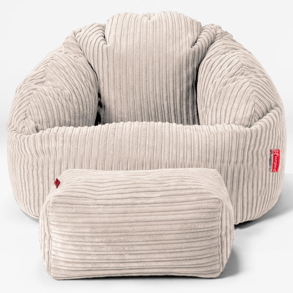 Poltrona a Sacco Bubble - Corda Classica Avorio 01
