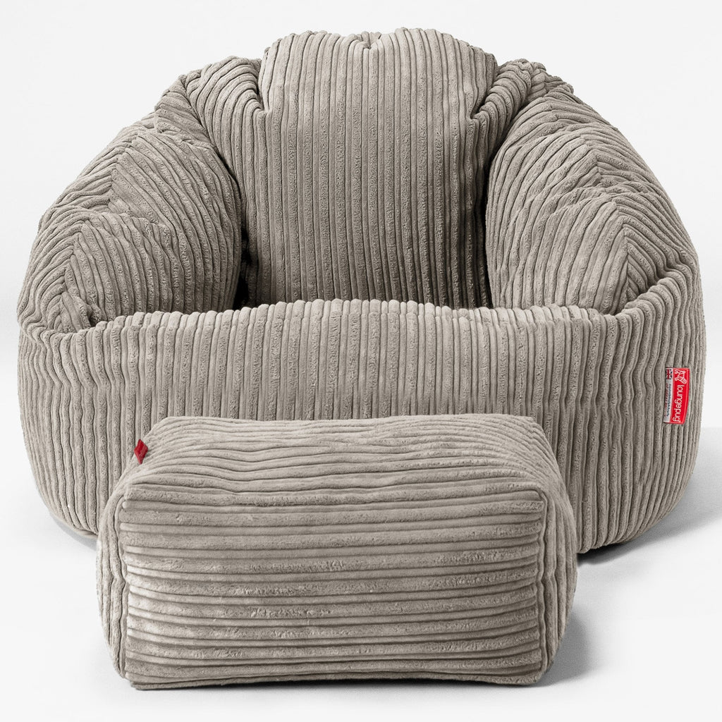 Poltrona a Sacco Bubble - Corda Classica Visone 02