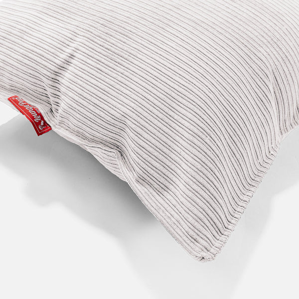 Fodera per Cuscino 47 x 47cm - Corda a Righine Pietra Fabric Close-up Image