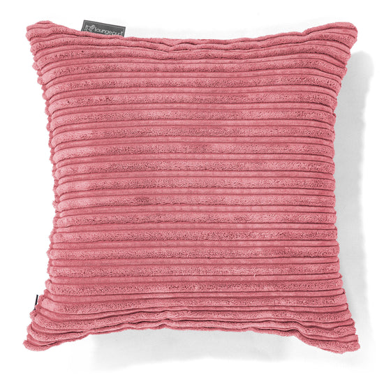 Cuscino 47 x 47cm - Velluto a Coste Corallo 01