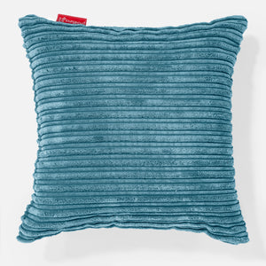 Fodera per Cuscino 47 x 47cm - Velluto a Coste Egeo Blu