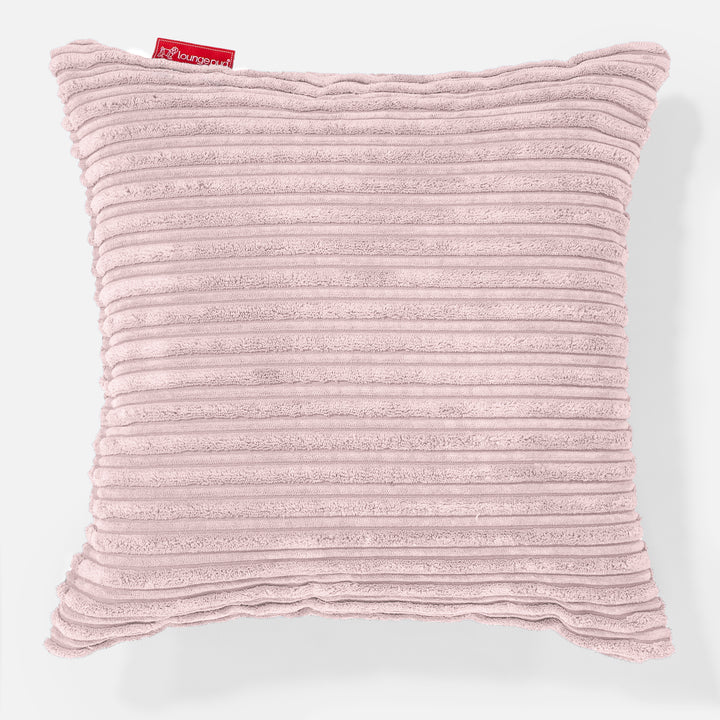 Cuscino 47 x 47cm - Velluto a Coste Rosa Cipria 01