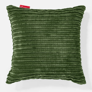 Fodera per Cuscino 47 x 47cm - Velluto a Coste Verde Foresta