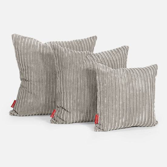Cuscino 47 x 47cm - Velluto a Coste Visone 02