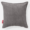 Cuscino 47 x 47cm - Pompon Carbone Grigio 01