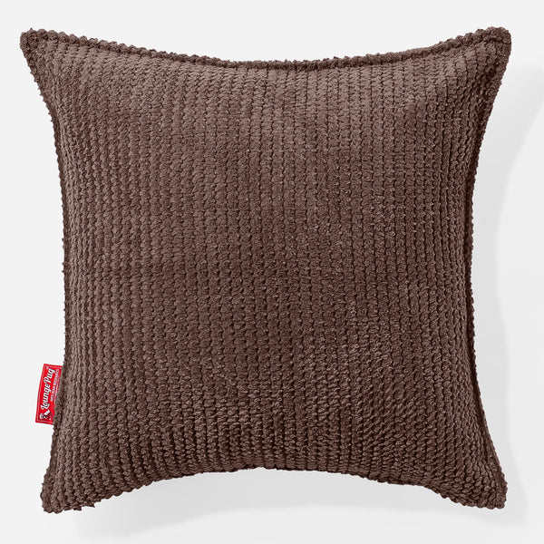 Cuscino 47 x 47cm - Pompon Cioccolato 01