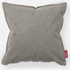 Cuscino Gigante 70 x 70cm - Tessuto in Lana Interalli Argento 01