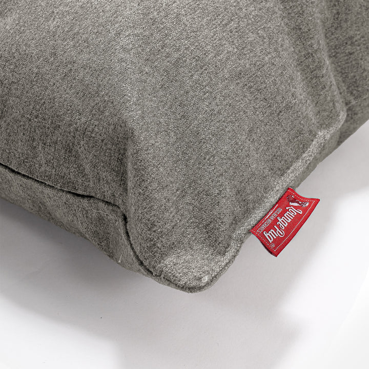 Cuscino 47 x 47cm - Tessuto in Lana Interalli Argento 02