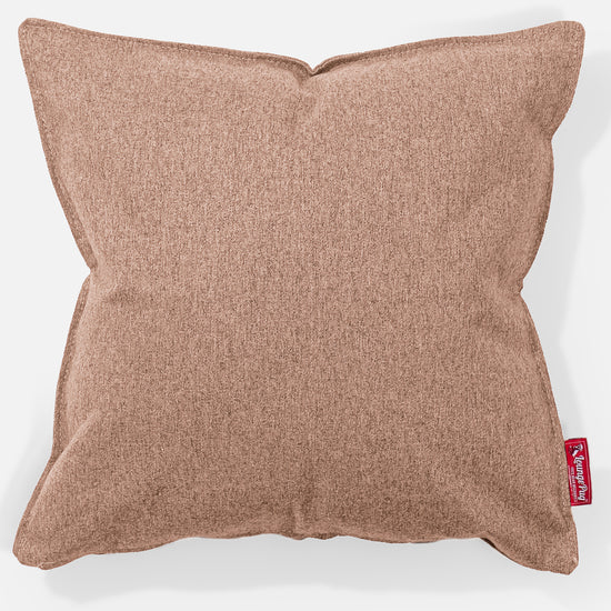 Cuscino 47 x 47cm - Tessuto in Lana Interalli Sabbi 01
