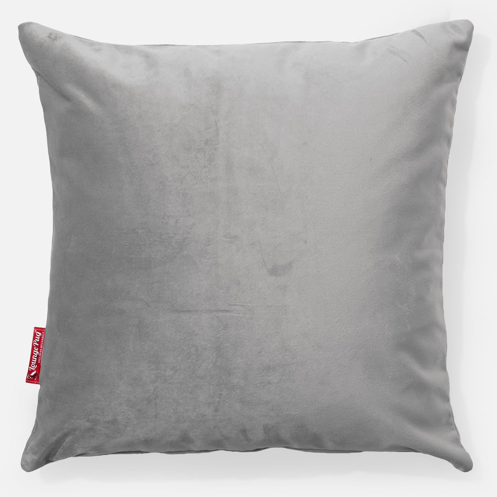 Cuscino 47 x 47cm - Velluto Argento 01