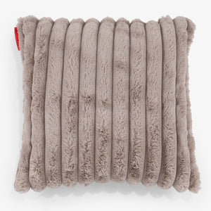 Fodera per Cuscino 47 x 47cm - Velluto Felpato Ultra Morbido Visone