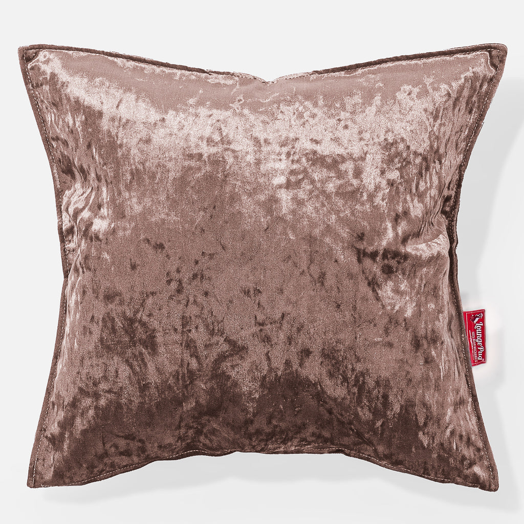 Cuscino 47 x 47cm - Velluto Vintage Tartufo 01