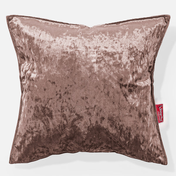 Cuscino 47 x 47cm - Velluto Vintage Tartufo 01
