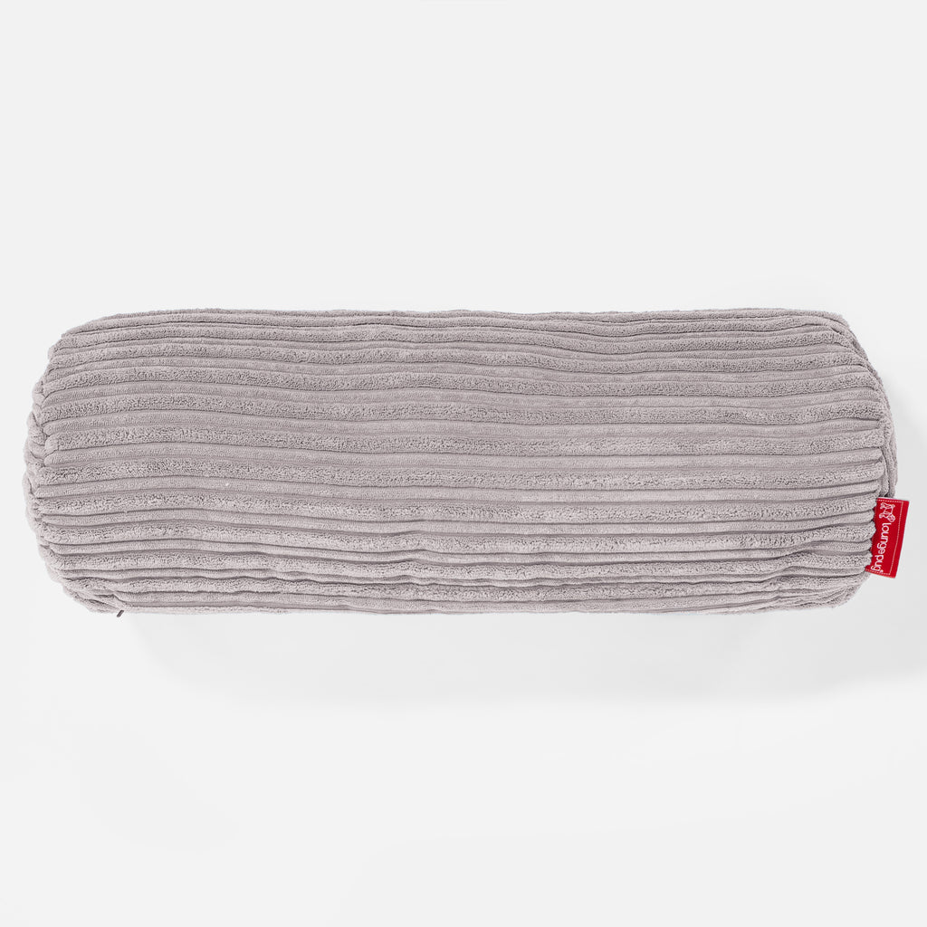 Fodera per Cuscino a Rullo 20 x 55cm - Corda Classica Alluminio Argento 02
