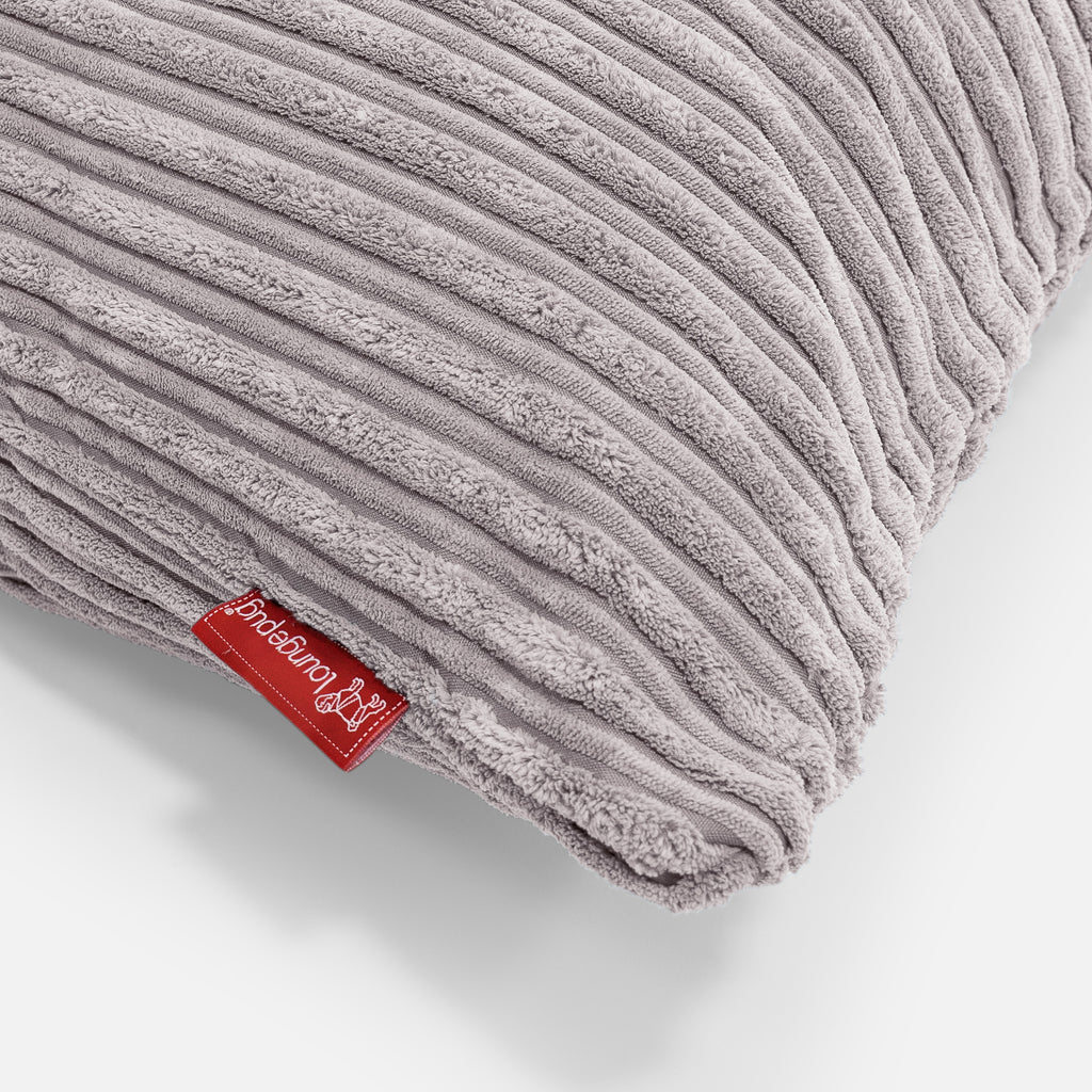 Fodera per Cuscino a Rullo 20 x 55cm - Corda Classica Alluminio Argento 03