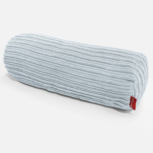 Fodera per Cuscino a Rullo 20 x 55cm - Velluto a Coste Bebè Blu