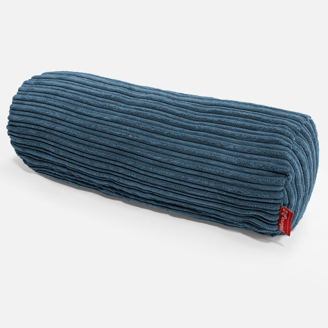 Cuscino a Rullo 20 x 55cm - Velluto a Coste Navy 01