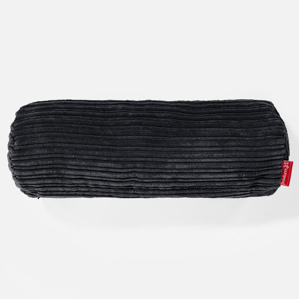 Cuscino a Rullo 20 x 55cm - Corda Classica Nero 02