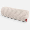 Cuscino a Rullo 20 x 55cm - Velluto a Coste Avorio 01