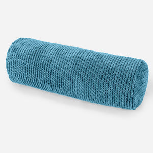 Fodera per Cuscino a Rullo 20 x 55cm - Pompon Egeo Blu