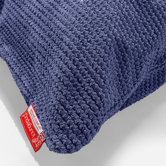 Cuscino a Rullo 20 x 55cm - Pompon Viola 03