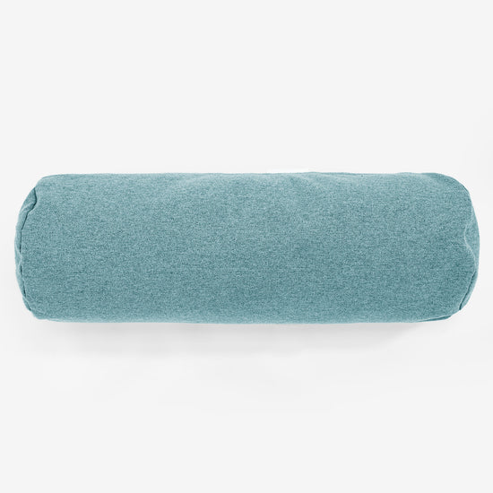 Cuscino a Rullo 20 x 55cm - Tessuto in Lana Interalli Acqua 02