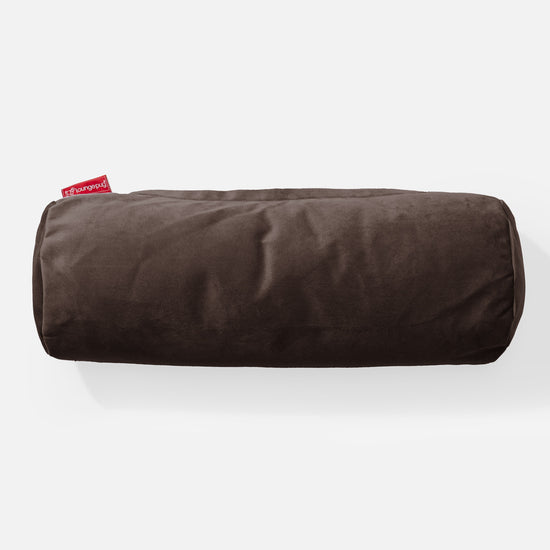 Cuscino a Rullo 20 x 55cm - Velluto Espresso 02