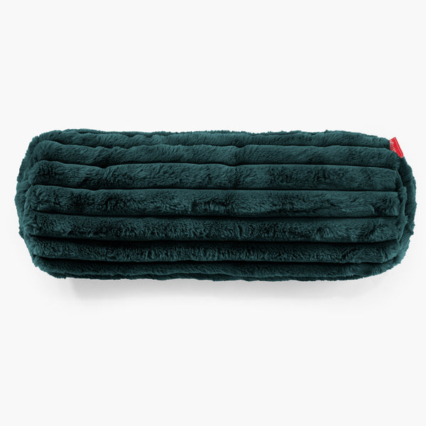 Fodera per Cuscino a Rullo 20 x 55cm - Velluto Felpato Ultra Morbido Tiglio 01