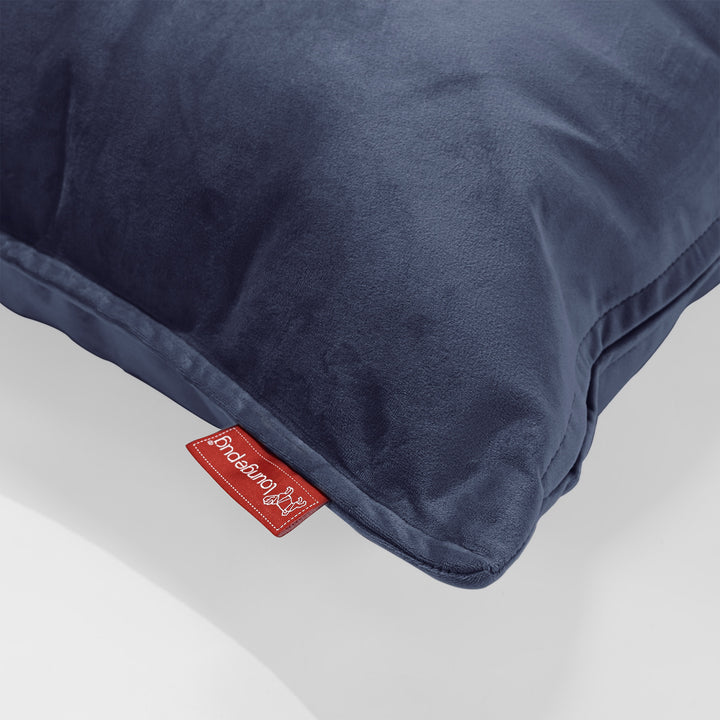 Cuscino a Rullo 20 x 55cm - Velluto Navy 03
