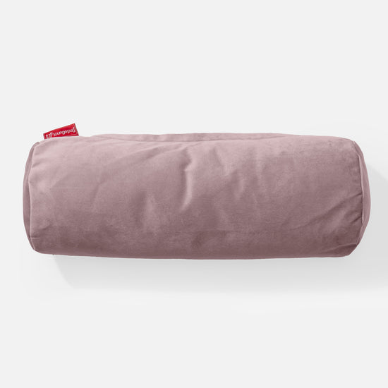 Cuscino a Rullo 20 x 55cm - Velluto Rosa 02
