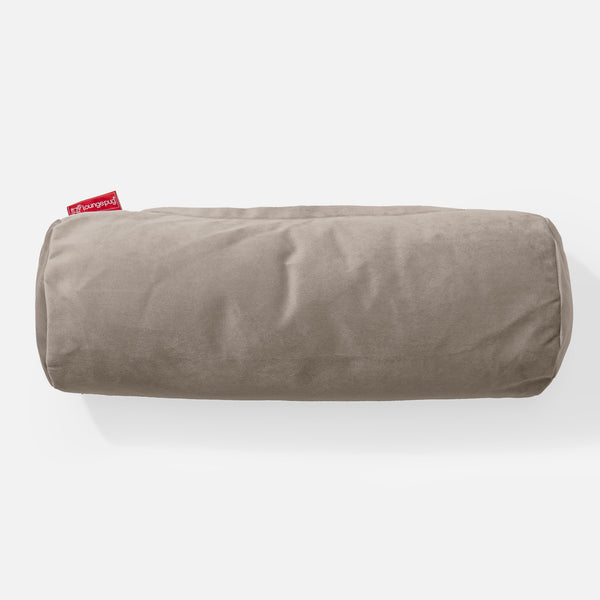 Cuscino a Rullo 20 x 55cm - Velluto Visone 01