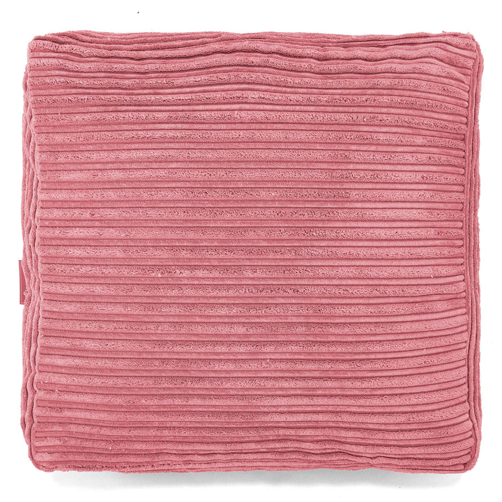 Fodera Per Cuscino Da Pavimento Rotondo Etnico, Patchwork Vintage Turchese, Diametro 100 Cm, Cotone Ricamato Con Nappe