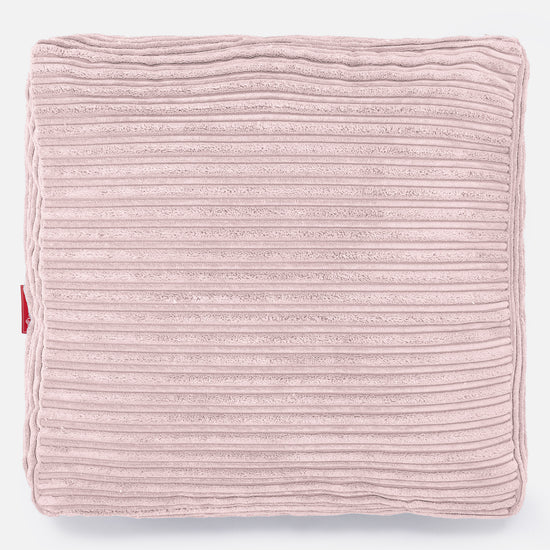 Cuscino da Pavimento - Velluto a Coste Rosa Cipria 03