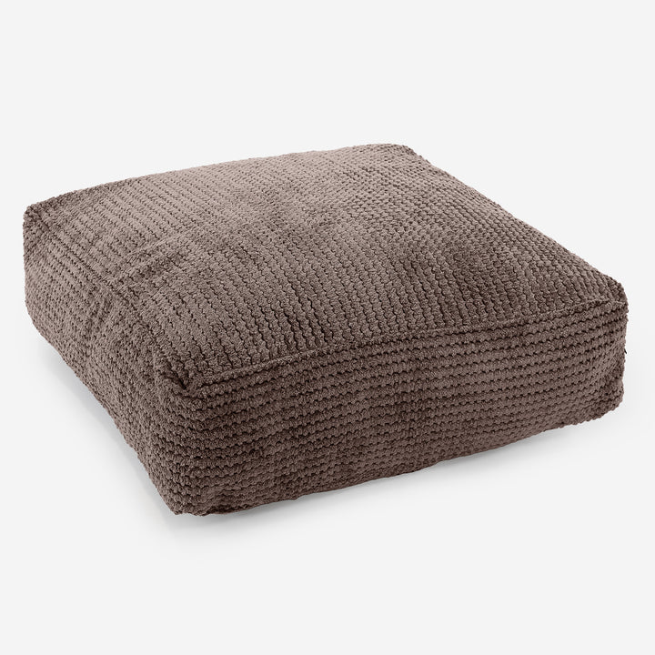 Cuscino da Pavimento - Pompon Cioccolato 01