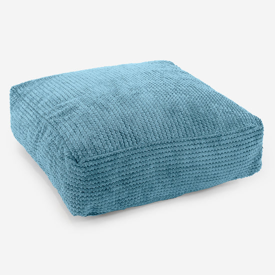 Cuscino da Pavimento - Pompon Egeo Blu 01