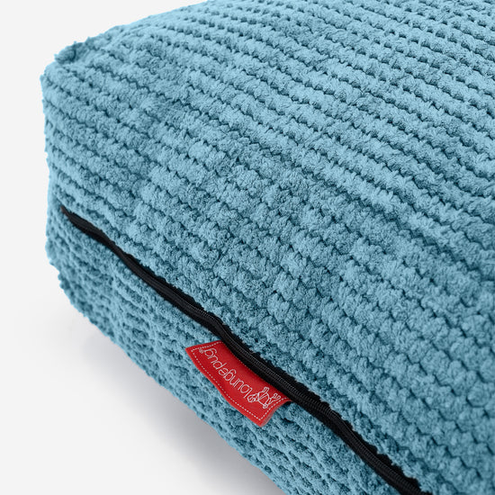 Cuscino da Pavimento - Pompon Egeo Blu 02