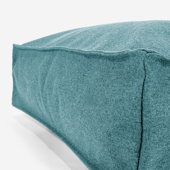 Cuscino da Pavimento - Tessuto in Lana Interalli Acqua 02