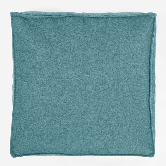 Cuscino da Pavimento - Tessuto in Lana Interalli Acqua 03