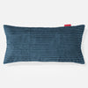 Cuscino Gigante 40 x 80cm,  - Velluto a Coste Navy 01