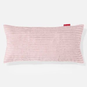 Fodera per Cuscino Rettangolare Gigante 40 x 70cm - Velluto a Coste Rosa Cipria