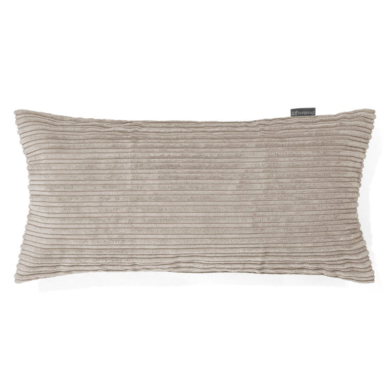 Cuscino Gigante 40 x 80cm,  - Velluto a Coste Visone 01